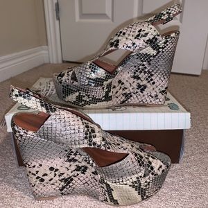 Snake Skin Heels